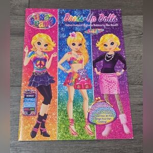 Lisa Frank Dress Up Paper Dolls 2014 Colorful Fun Collectible